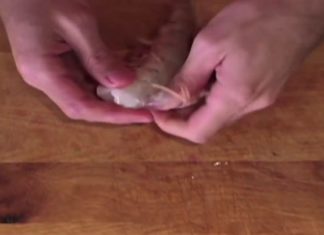 Perfectly Peeling and Deveining Shrimp in a Flash