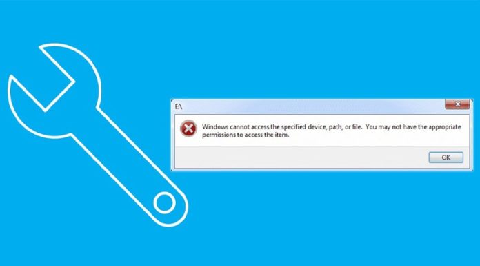 Troubleshooting the “Windows Cannot Access the Specified Device, Path or File” Error