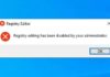 Troubleshooting Access Denied Error When Editing Windows Registry