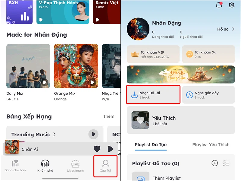 How to Keep Updating Your Playlist with Music from the Nhaccuatui App