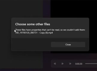 Resolve File Property Retrieval Error in Video Editor Program