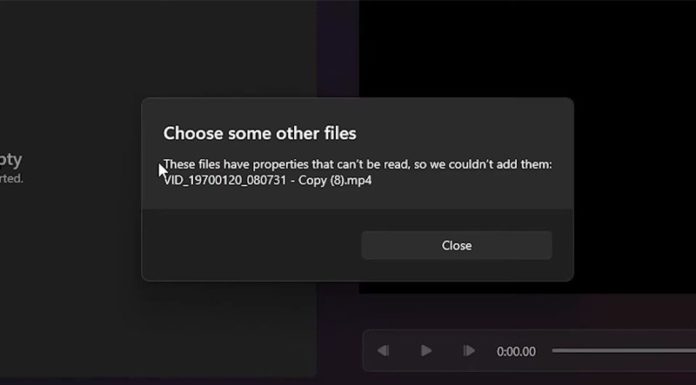 Resolve File Property Retrieval Error in Video Editor Program