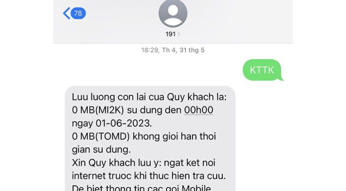 How to Check Viettel Data Usage