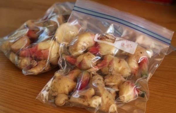 2-Hour Soaking Makes Ginger Peeling Easier