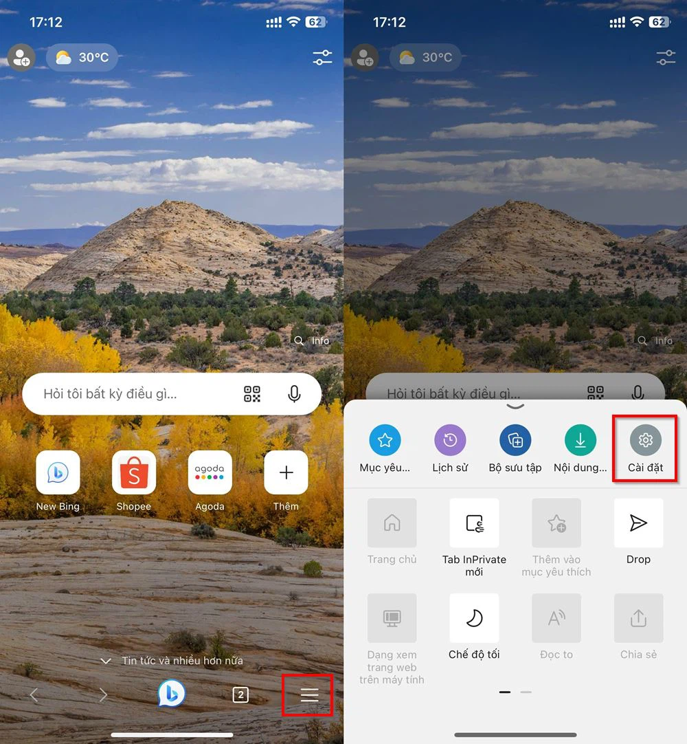 Discover the intriguing method of hiding the Bing app on Edge iOS that few people know