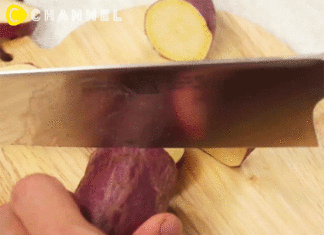 No oven needed, just using a non-stick pan, I made a delicious sweet potato cake – A heavenly combination