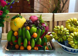 How to Arrange a Beautiful and Simple Mid-Autumn Festival Fruit Tray