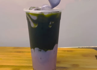 How to make a refreshing and delicious water spinach and taro smoothie, perfect for cooling down.
