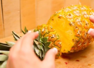 Pineapple Peeling Like This, Keeping Fresh in the Refrigerator for 3 Days Just as Newly Picked