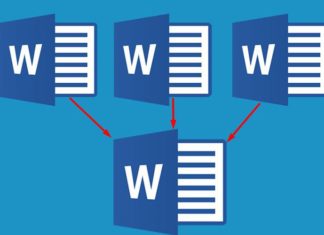 Quickly merge multiple Word files into one file