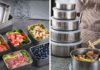 Which is better for food storage in the refrigerator: plastic container, glass bowl, or porcelain dish?