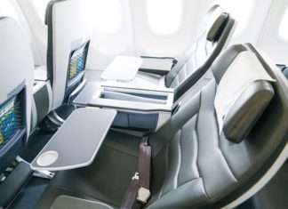 Where are the most bacteria found on an airplane?