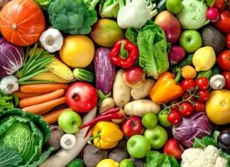 Identifying chemically sprayed vegetables