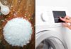What happens when you pour salt into a washing machine?