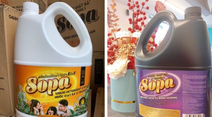 Sopa’s ‘6-in-1’ Laundry Detergent and Fabric Softener – for Fresh, Clean, and Fragrant Clothes