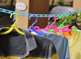 Should you hang your clothes facing the entrance?