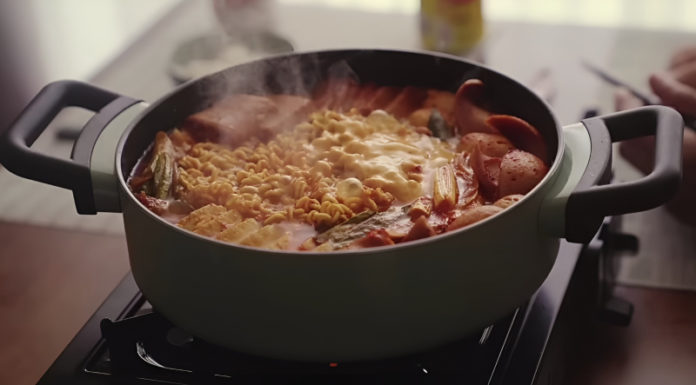 Create a flavorful Korean army stew recipe to enjoy on rainy days at home