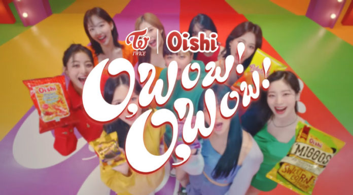 TWICE and Oishi collaborate to recreate ‘What is Love?’ MV for the ‘O WOW, O WOW’ campaign launch