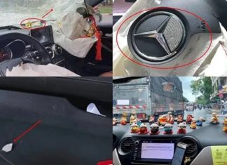 Positions in a car that shouldn’t be decorated freely