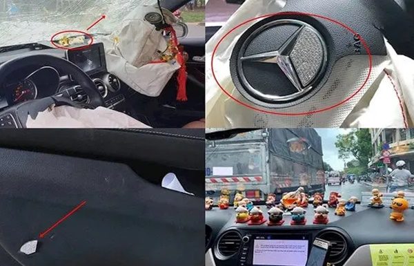 Positions in a car that shouldn’t be decorated freely