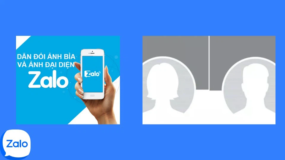 What is the default image on Zalo and how to easily change the default profile picture
