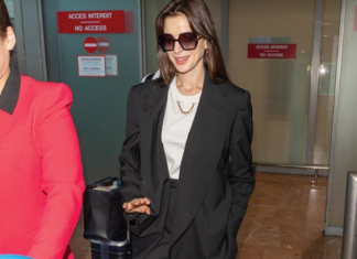 Get inspired by Anne Hathaway’s blazer outfits for a stylish winter season