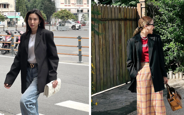 Vietnamese beauties passionately endorse these 4 beloved blazer designs as winter approaches