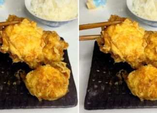How to make famous Japanese anime-style tempura fried eggs
