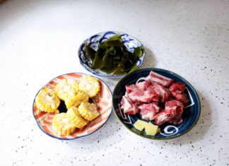 Add a calcium-rich leafy vegetable to corn soup for a delicious and nutritious dish