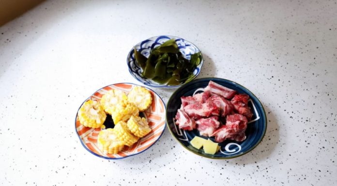 Add a calcium-rich leafy vegetable to corn soup for a delicious and nutritious dish