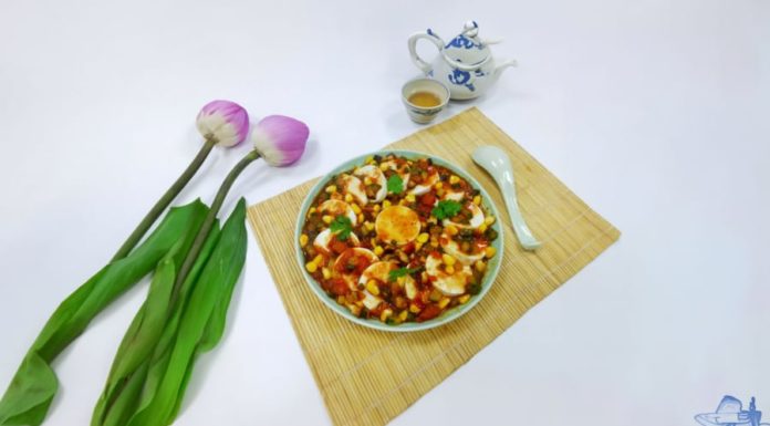 Create a delicious twist on tofu with this vegetable medley sauce for a flavorful and refreshing dish.