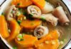 How to make delicious pumpkin soup with pork tail for a happier marriage