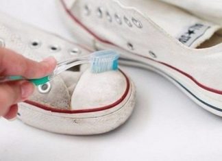 Quick and effective way to remove mold stains from sneakers