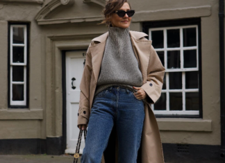 Fashion influencer U60 effortlessly styles herself in a youthful and trendy way, inspiring women of all ages.