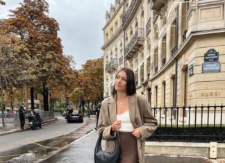 How to wear stylish brown items in the cold season without looking old-fashioned