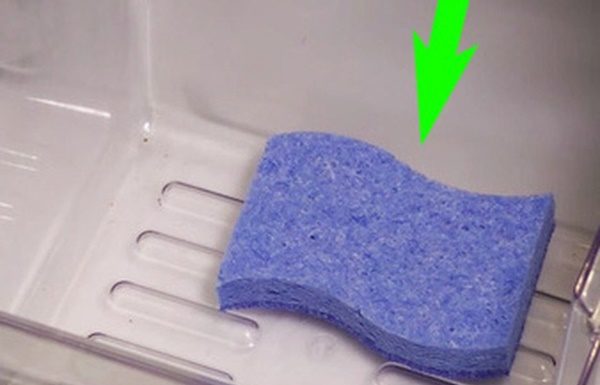 Knowing the benefits of this sponge, you will always keep it in the refrigerator