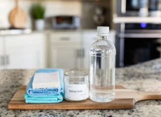 How to remove dirt on the faucet