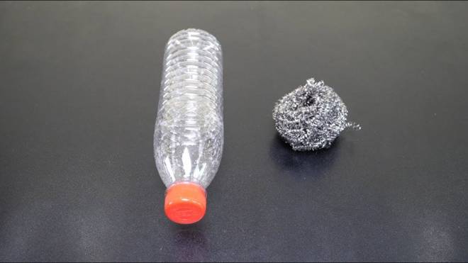 Intelligent individuals often insert an iron brush into a plastic bottle, knowing its benefits, so I followed suit