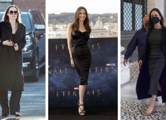 Learn the secret to effortlessly styling black outfits like Angelina Jolie