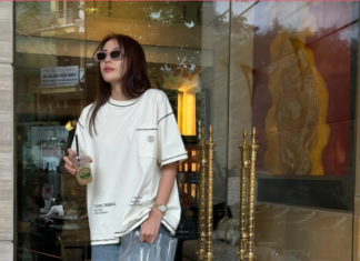 Ky Duyen always scores a perfect 10 in stylishly wearing jeans