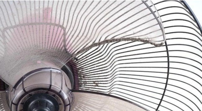 Why do fans accumulate dust quickly after using them for a while?