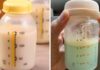 Is it normal for breast milk to change from white to green?