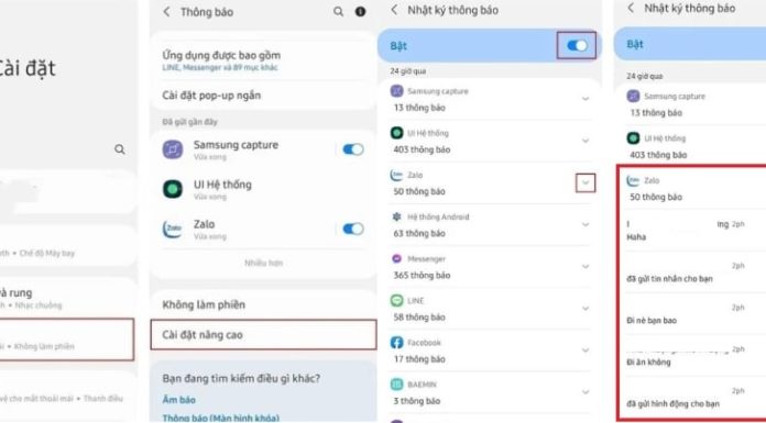 How to easily check for recalled Zalo messages