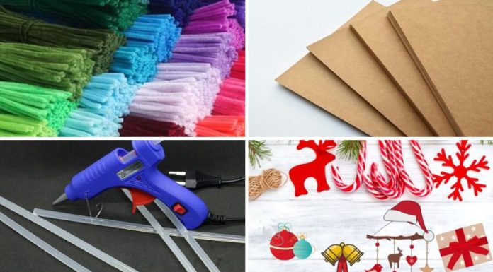 Simple and charming DIY zinc velvet pine tree