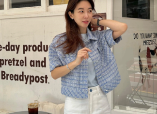 Korean Blogger Shares Tips on How to Mix and Match Tweed Fabric for a Youthful and Elegant Look