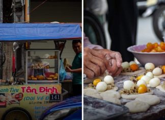 Delicious Fried Sesame Balls and Bao Chien in Tan Dinh, District 3 – Perfect Snacks for a Chilly Day