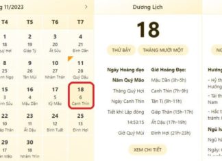Best and most accurate time to check on 18/11/2023, lunar calendar, today good or bad day