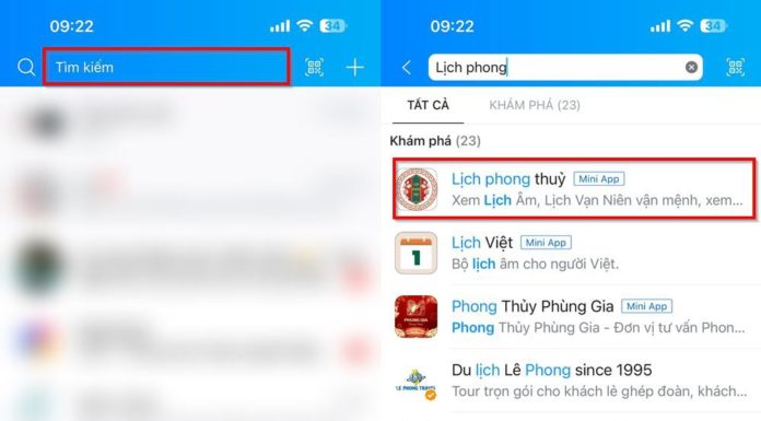 Discover the convenient way to check Feng Shui calendar on Zalo that few people know about
