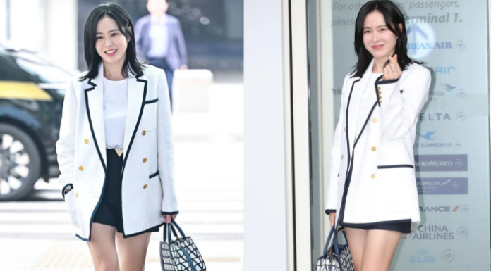 Son Ye Jin’s simple airport fashion always receives praise for its elegance