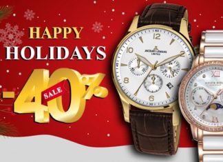 Happy Holidays – Happy Shopping with Big Sale 40% off at Đăng Quang Watch